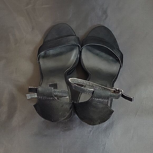 FOREVER 21 ANKLE STRAP BLOCK HEEL OPEN TOE WOMEN"S SANDAL - Picture 7 of 13